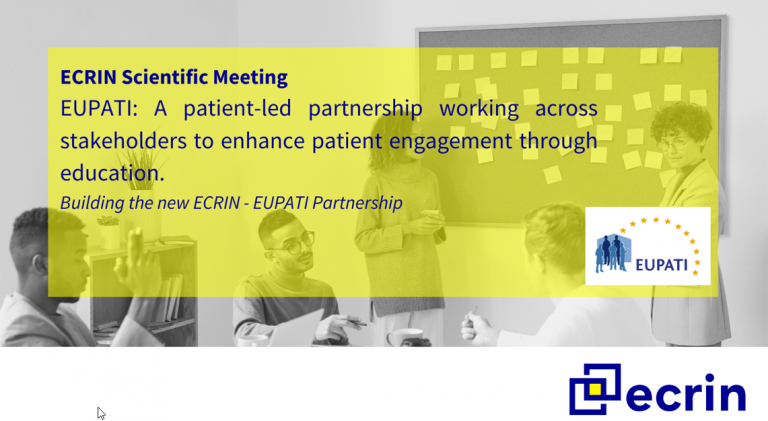 Strategické partnerství ECRIN & EUPATI
