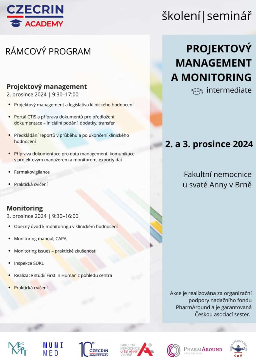 Projektový management a Monitoring – zimní kurz 2024