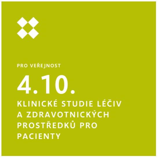 Pacientský HUB: Klinické studie léčiv a zdravotnických prostředků pro pacienty