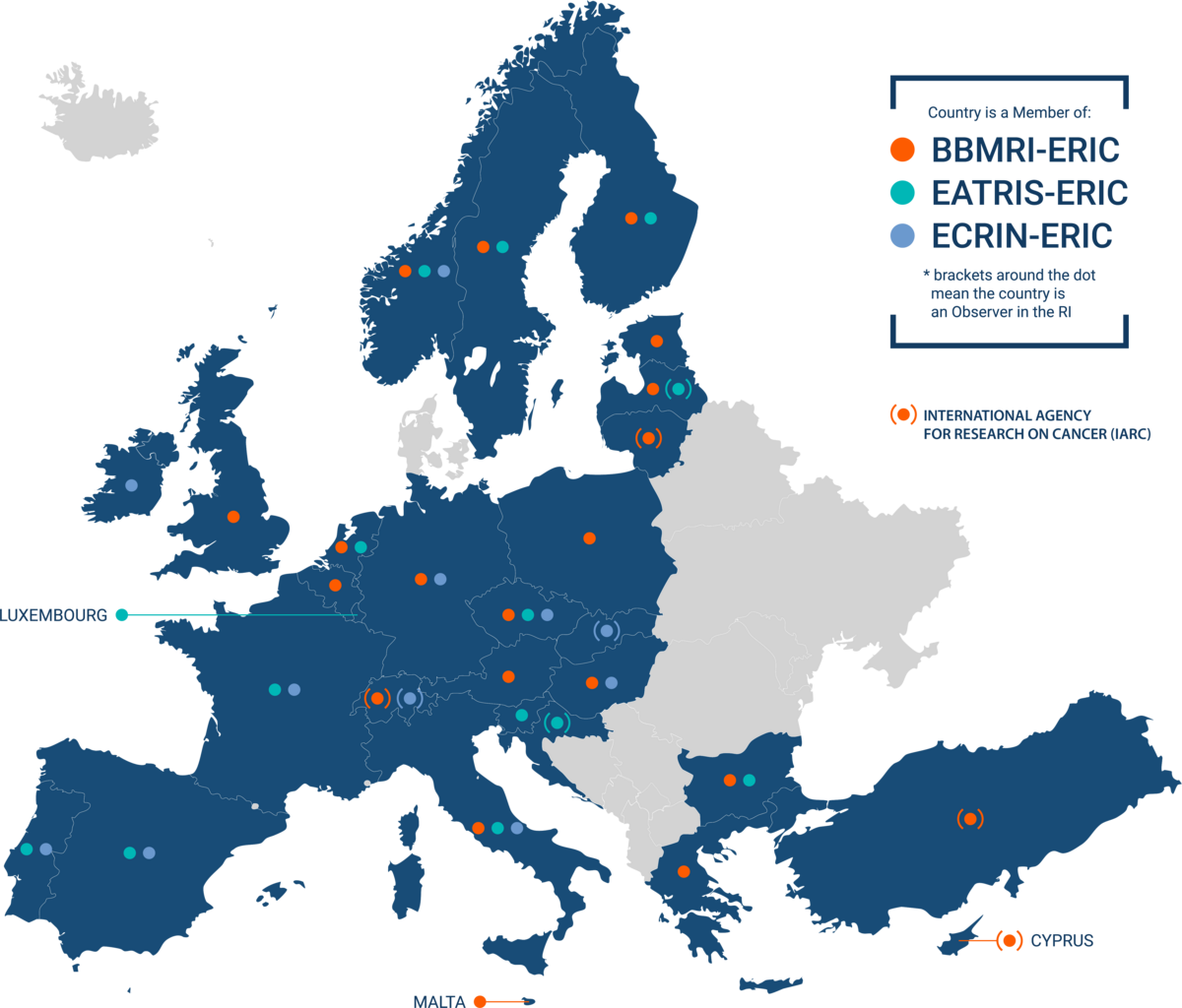 ECRIN-ERIC_map_CZECRIN ECRIN-ERIC_CZECRIN