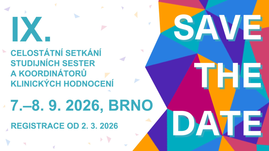 CZECRIN - IX. celostátní setkání studijních sester a koordinátorů klinických hodnocení 2026